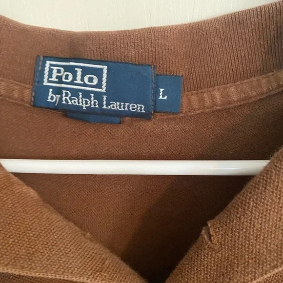 Polo by Ralph Lauren Men's Brown Polo Shirt - Picture 4 of 4